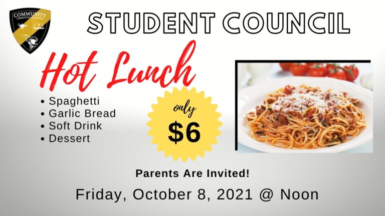 Student Council Hot Lunch!