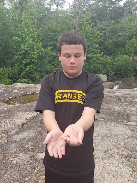Students at Flat Rock Park