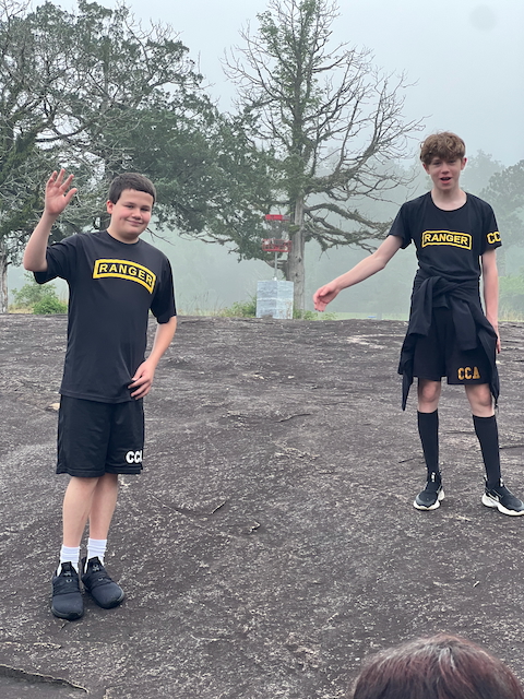 Students at Flat Rock Park