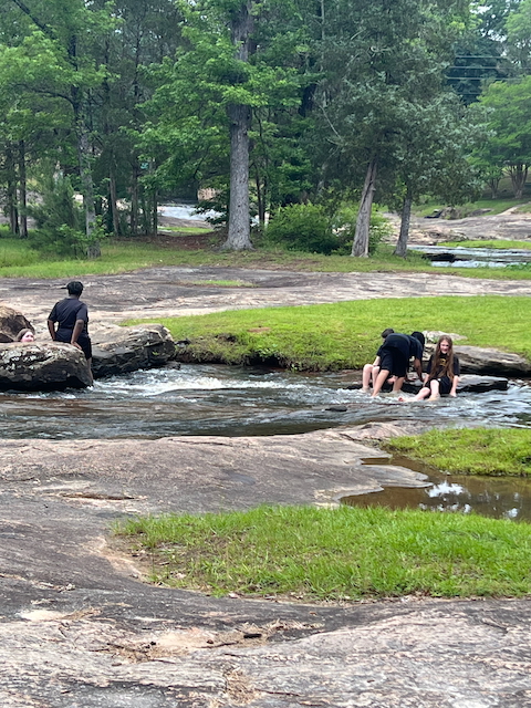 Students at Flat Rock Park