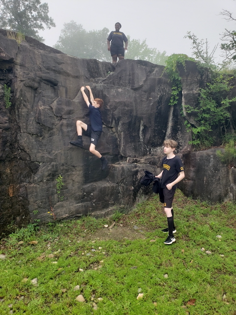 Students at Flat Rock Park