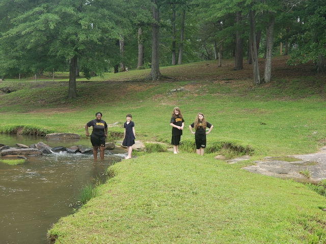 Students at Flat Rock Park